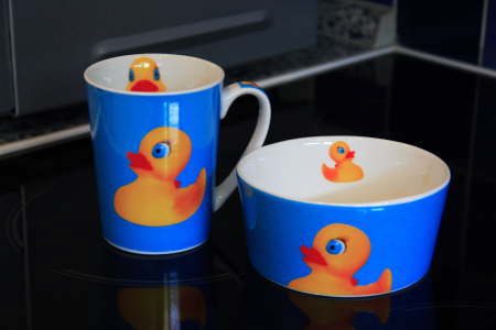 Tasse mit M�slischale